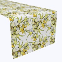 Table Runner, 100% Polyester, 12x72", Summer Daffodil Dil