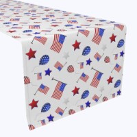 Table Runner, 100% Polyester, 12x72 , 4th of July Balloon Parade