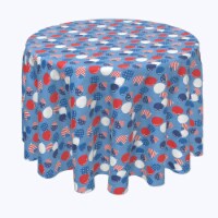 Round Tablecloth, 100% Polyester, 96" Round, Up and Away America Party