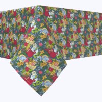 Square Tablecloth, 100% Polyester, 54x54", Happy Jewish New Year