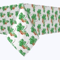Square Tablecloth, 100% Polyester, 84x84", Rowan Tree Silhouettes