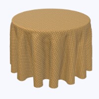 Round Tablecloth, 100% Polyester, 84" Round, Fine Cane Woven Fibers