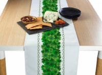 Table Runner, 100% Polyester, 14x108", Clover Arches Garland