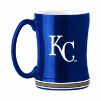 Logo 629314176 14 oz Sculpted Relief Team Color Kansas City Royals Coffee Mug Perspective: Main