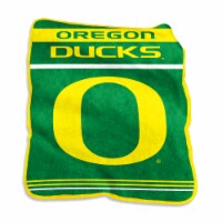 Oregon Ducks Raschel Throw Blanket Perspective: Main