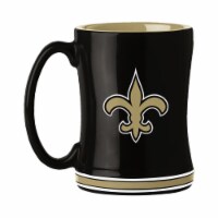 Classic Impressions New Orleans Saints Ceramic Relief Coffee Mug
