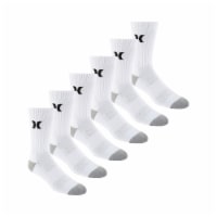 Hurley Mens Crew Socks Multipack - White Perspective: Main