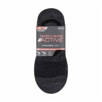 Skechers Active™ Liner Socks - Black/Coral Perspective: Main