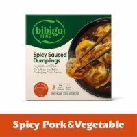 Bibigo Frozen Vegetable & Pork Spicy Sauced Dumplings, 9.01 oz