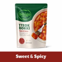 Bibigo Frozen Tteokbokki Rice Cakes with Sweet & Spicy Sauce Perspective: Main