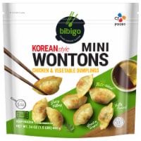 CJ Bibigo Korean Style Chicken & Vegetable Mini Wontons