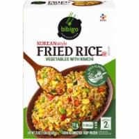CJ Bibigo Vegetable Kimchi Korean Fried Rice Frozen Meal