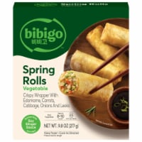 Bibigo Frozen Crispy Vegetable Mini Spring Rolls Perspective: Main