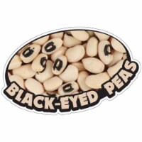 SignMission 12 in. Decal Concession Stand Food Truck Sticker - Black Eyed Peas