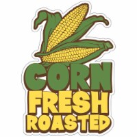 SignMission 16 in. Decal Concession Stand Food Truck Sticker - Corn Fresh Roasted