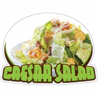 SignMission 8 in. Decal Concession Stand Food Truck Sticker - Caesar Salad