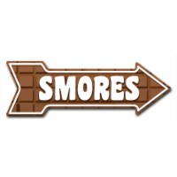 SignMission 24 in. Indoor & Outdoor Decor Direction Sticker Vinyl Wall Decals - Smores