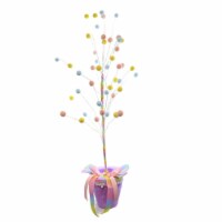 Easter Easter Tree In Purple Pot Polyester Pastel 0808754