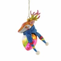 Holiday Ornament Rainbow Deer Glass Pride Lgbtqi Reindeer Antler 7981354
