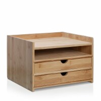 Prosumer's Choice 2 Drawer 1 Slot Bamboo Desktop Organizer