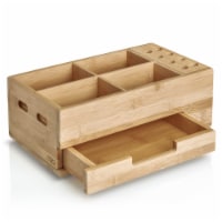Prosumer's Choice Bamboo Bathroom Organizer, Makeup Vanity & Cosmetic Display