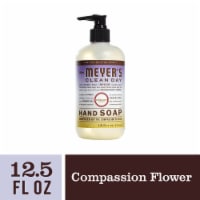 Mrs. Meyer's Clean Day Hand Soap, Compassion Flower, Made Without Parabens or Phthalates Perspective: Main