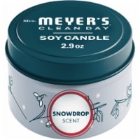 Mrs. Meyer's Clean Day Snow Drop Tin Soy Candle