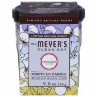 Mrs. Meyers® Clean Day Compassion Flower Scented Soy Candle Perspective: Main