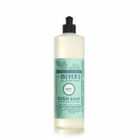 Mrs. Meyer's® Clean Day Dish Soap Mint Biodegradable & Cuts Grease Perspective: Main