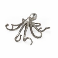 HomeRoots Home Decor 392394 12 x 7 x 13 in. Silver Resin Octopus Sculpture