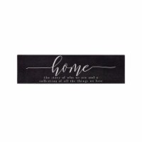 HomeRoots 396750 Home Quote Brown Wooden Wall Plaque