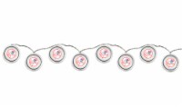 New York Yankees Logo 10 LED Disc String Light Set 8 1/2 Feet Long NYY