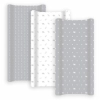 Diaper Changing Pad Covers, 3-Pack Soft & Stretchy Jersey Cotton for Baby, Woodland Animals