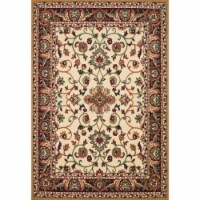 United Weavers 940 37597 46 3 ft. 11 in. x 5 ft. 3 in. Manhattan Columbia Accent Rug, Cream