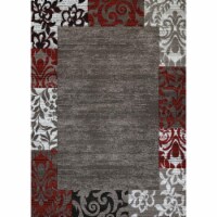 United Weavers 710 00131 24 1 ft. 10 in. x 3 ft. Studio Valence Accent Rug, Scarlet