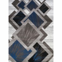 United Weavers 710 00661 24 1 ft. 10 in. x 3 ft. Studio Flash Accent Rug, Denim Blue