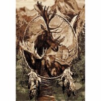 United Weavers 712 31475 24 1 ft. 10 in. x 3 ft. Woodside Woodland Dream Catcher Mat Rug, Mul