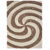 United Weavers of America 2100 21726 58 5 ft. 3 in. x 7 ft. 2 in. Finesse Pinnacle Beige Rect