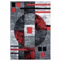 United Weavers of America 2050 10130 24 1 ft. 10 in. x 2 ft. 8 in. Bristol Epsilon Red Rectan