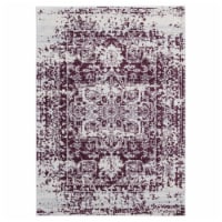 United Weavers of America 713 20338 28E 2 ft. 7 in. x 7 ft. 2 in. Abigail Lileth Wine Rectang