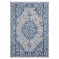 United Weavers of America 3900 10260 69 5 ft. 3 in. x 7 ft. 6 in. Augusta Sant Andrea Blue Re