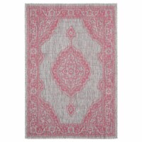 United Weavers of America 3900 10286 69 5 ft. 3 in. x 7 ft. 6 in. Augusta Sant Andrea Pink Re