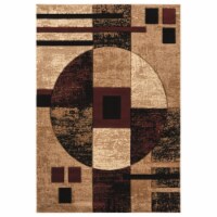 United Weavers of America 2050 10134 24 1 ft. 10 in. x 2 ft. 8 in. Bristol Epsilon Burgundy R