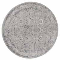 United Weavers of America 2601 10272 88R 7 ft. 10 in. Shasta Round Rug, Gray