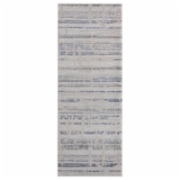 United Weavers of America 2601 10660 28E Cascades Rainier Blue Runner Rug, 2 ft. 7 in. x 7 ft