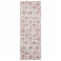 United Weavers of America 4540 20258 28E Austin Heirloom Rust Runner Rug, 2 ft. 7 in. x 7 ft. Perspective: Main