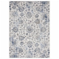 United Weavers of America 4540 20260 58 Austin Heirloom Blue Area Rectangle Rug, 5 ft. 3 in.