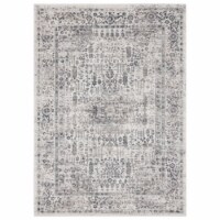United Weavers of America 4540 20572 58 Austin Nixon Grey Area Rectangle Rug, 5 ft. 3 in. x 7