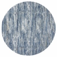 United Weavers of America 2610 20160 88R Veronica Casino Blue Round Rug, 7 ft. 10 in.