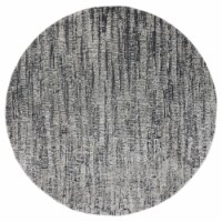 United Weavers of America 2610 20872 88R Veronica Ives Grey Round Rug, 7 ft. 10 in.